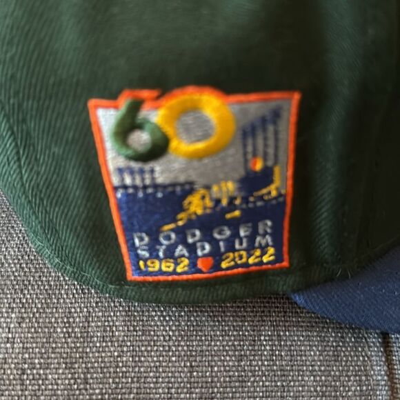 Los Angeles Dodgers New Era Logo 59 Mens Fitted Baseball Cap. Size 7.25 in. - Picture 3 of 10